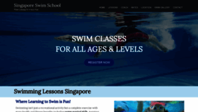 What Swimclasses.org website looked like in 2020 (3 years ago)
