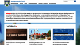 What Samtgemeindefintel.de website looked like in 2020 (3 years ago)