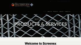 What Screenex.co.za website looked like in 2020 (3 years ago)