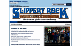 What Slipperyrockgazette.net website looked like in 2020 (3 years ago)