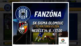 What Sigmafotbal.cz website looked like in 2020 (3 years ago)