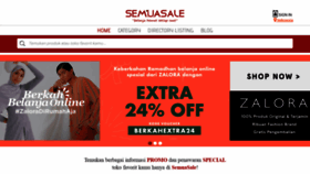 What Semua.sale website looked like in 2020 (3 years ago)