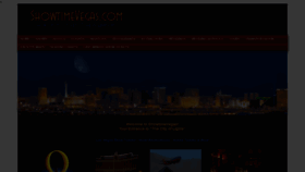 What Showtimevegas.com website looked like in 2020 (3 years ago)