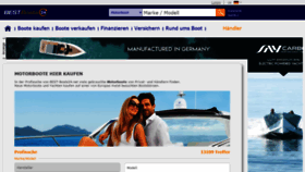 What Sealine-boote-yachten.de website looked like in 2020 (3 years ago)