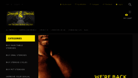 What Strengthandsteroids.com website looked like in 2020 (3 years ago)
