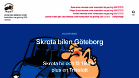 What Skrotbilscentralen.se website looked like in 2020 (3 years ago)