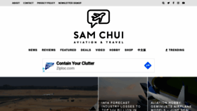 What Samchui.com website looked like in 2020 (3 years ago)