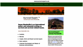 What Survival-expert.com website looked like in 2020 (3 years ago)