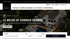 What Starwoodhotels.com website looked like in 2020 (3 years ago)