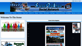What Sceneonline.biz website looked like in 2020 (3 years ago)
