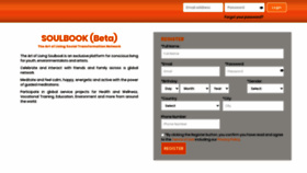 What Soulbook.me website looked like in 2020 (3 years ago)