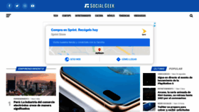 What Socialgeek.co website looked like in 2020 (3 years ago)