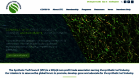 What Syntheticturfcouncil.org website looked like in 2020 (3 years ago)