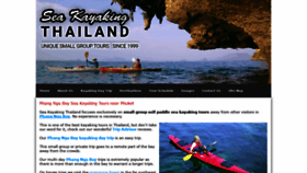 What Seakayaking-thailand.com website looked like in 2020 (3 years ago)