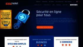 What Sslmarket.fr website looked like in 2020 (3 years ago)