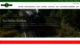 What Spavalleyrailway.co.uk website looked like in 2020 (3 years ago)