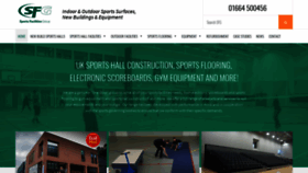 What Sportsfacilitiesgroup.co.uk website looked like in 2020 (3 years ago)