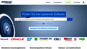 What Softguide.de website looked like in 2020 (3 years ago)