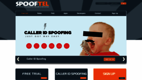What Spooftel.com website looked like in 2020 (3 years ago)