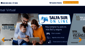 What Salfasur.cl website looked like in 2020 (3 years ago)