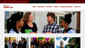 What Sa.ua.edu website looked like in 2020 (3 years ago)