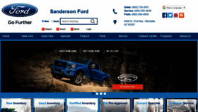 What Sandersonford.com website looked like in 2020 (3 years ago)