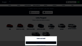 What Sagapeugeot.com.br website looked like in 2020 (3 years ago)