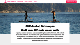 What Sup-laudat.fi website looked like in 2020 (3 years ago)