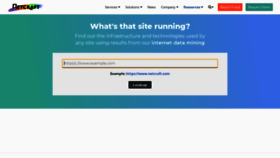 What Sitereport.netcraft.com website looked like in 2020 (3 years ago)