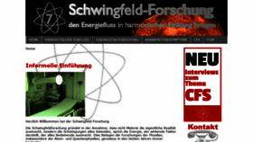 What Schwingfeld.de website looked like in 2020 (3 years ago)