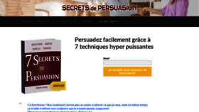 What Secretsdepersuasion.com website looked like in 2020 (3 years ago)