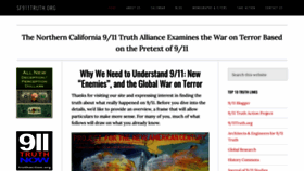 What Sf911truth.org website looked like in 2020 (3 years ago)