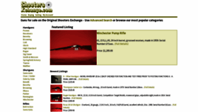 What Shootersxchange.com website looked like in 2020 (3 years ago)