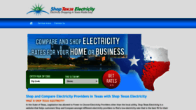 What Shoptxelectricity.com website looked like in 2020 (3 years ago)