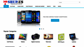 What Shup.us website looked like in 2020 (3 years ago)