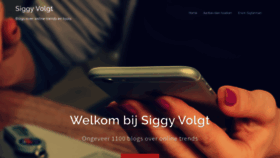What Siggyvolgt.nl website looked like in 2020 (3 years ago)