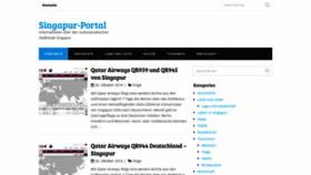 What Singapur-portal.de website looked like in 2020 (3 years ago)