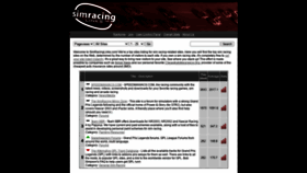 What Simracinglinks.com website looked like in 2020 (3 years ago)