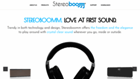 What Stereoboomm.be website looked like in 2020 (3 years ago)
