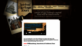 What Spiritualheritagetours.com website looked like in 2020 (3 years ago)