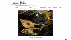 What Stevemillsart.com website looked like in 2020 (3 years ago)