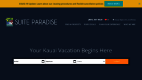 What Suite-paradise.com website looked like in 2020 (3 years ago)