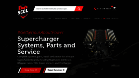 What Superchargersonline.com website looked like in 2020 (5 years ago)