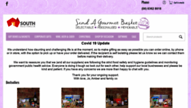 What Sendagourmetbasket.com website looked like in 2020 (3 years ago)