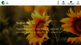 What Svanen.se website looked like in 2020 (3 years ago)