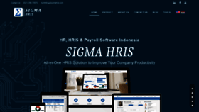 What Sigmahris.com website looked like in 2020 (3 years ago)