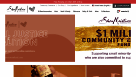 What Sheamoisture.com website looked like in 2020 (3 years ago)