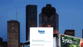 What Sysco.workspaceoneaccess.com website looked like in 2020 (3 years ago)