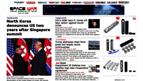 What Spacewar.com website looked like in 2020 (3 years ago)