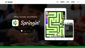 What Springin.org website looked like in 2020 (4 years ago)